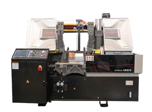 H-420PRO Horizontal Band Saw Machine Beam Cutting