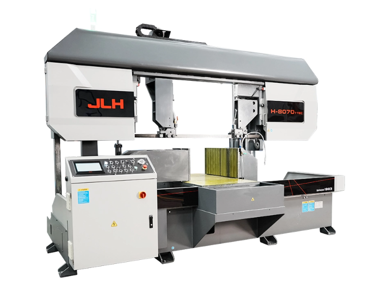 H-8070T-TEC Gantry Band Saw Machine Structural Cutting